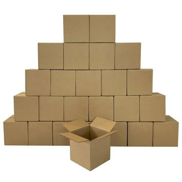 UOFFICE 25-Count Single Wall Standard Shipping Boxes, 14 x 14 x 14 inches, Foldable, 1 Pack