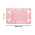 thumbnail image 3 of Valentines Day Decorations Valentines Day Rug Bow Decor Rug P-ink Fluffys Rug Non-Slide Plushes Bedroom Carpet Door Mat For Romantic Home Decor Gift For Girl, 3 of 7