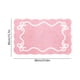 thumbnail image 3 of Alfombra de felpa con lazo rosa para San Valentín | Felpudo antideslizante de poliéster suave para dormitorio | Decoración romántica para niñas | Acogedor tapete para tocador, sala de estar, entrada, 3 of 7