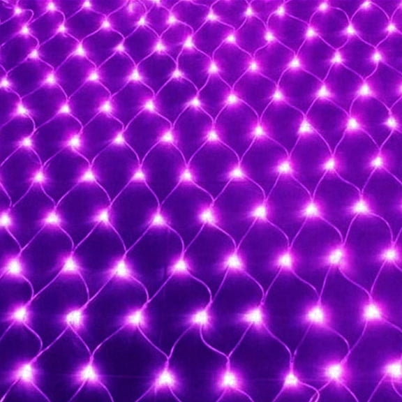 LINLIN Solar Net String Lights, 3m*2m 200LED Net Lights with 8 Modes Backyard Patio Net Light for Window Wall Sweetheart Table Background Camping Beach (Green)