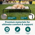 thumbnail image 4 of FurHaven Pet Products Elevated Cot Pet Bed - Capri Blue, Extra Large, 4 of 8