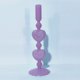 thumbnail image 2 of Candelabro de cristal para decoración del hogar, candelabro de boda romántico nórdico simple, candelabro de cristal retro francés, 2 of 5