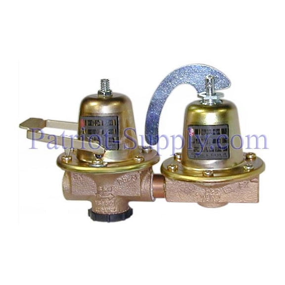 Bell & Gossett 110197LF 1/2" FNPT Lead Free # 3 Dual Unit Valve Set With Fast Fill Feature