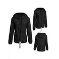 thumbnail image 3 of Womens Waterproof Raincoat Ladies Outdoor Wind Rain Forest Jacket Coat Plus Size, 3 of 3