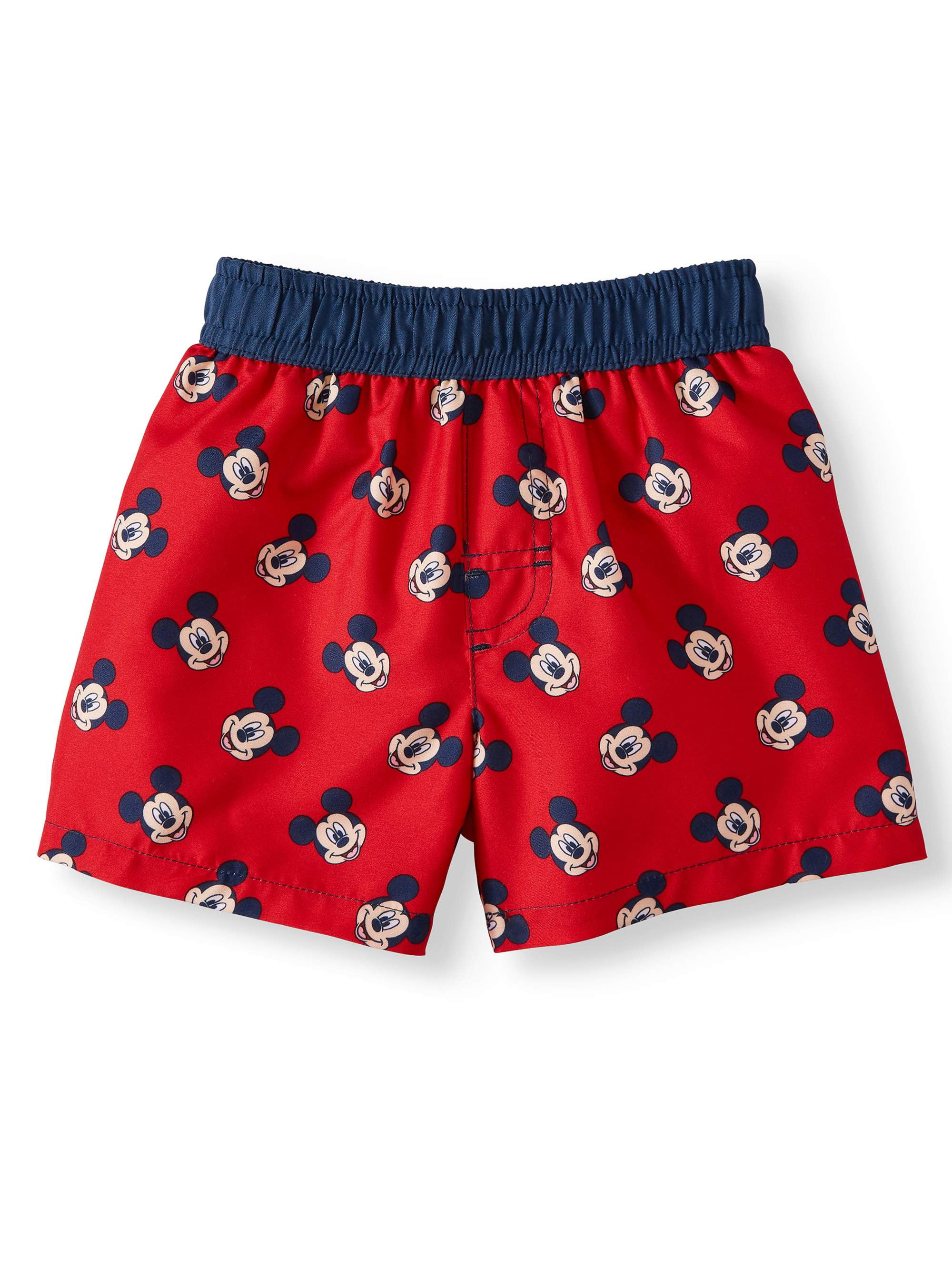 mickey mouse mens swim trunks