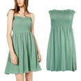 thumbnail image 2 of Manxivoo Party Dress Women's Cover Up Beach Strapless Mini Dress Beach Skirt Summer Womens Dresses Green2, 2 of 6