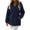 Navy zip front outdoor jacket women a1, variant on thefmos Womens Utility Coat Solid Color Outerwear Windbreaker Jacket for Outdoor Travel Hiking Casual Fall Winter Outfit, Beige S