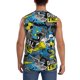 thumbnail image 4 of Balery Goal Time Camisetas sin mangas para hombre, absorbe la humedad y protege contra el mal olor.-Large, 4 of 7