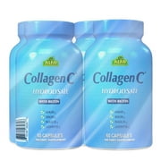 CollagenC Hydrolysate - Collagen Capsules with Biotin & Vitamin C - 60 Capsules per Bottle for Skin, Hair, Nails, Immune & Joint Support - 4 Pack
