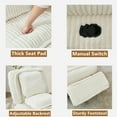 thumbnail image 4 of Aukfa 360 Swivel Rocker Glider Recliner Chair for Living Room Nursery, Thick Pad, Corduroy, Beige, 4 of 9