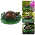 thumbnail image 5 of KAKOWELY Floating Pond Decor 1Pc Floating Pond Decor Floating Turtle Ornament Simulation Turtle Figurine6.5"X6.5"X2.76", 5 of 5
