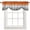 Orange, variant on Fsddascl Navy Blue Gray Ombre Tie Up Valance Curtains for Windows, Kitchen Curtains Window Treatments, Modern Gradient Abstract Art Short Window Shades Valances for Bedroom Bathroom Cafe 42"x18"