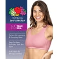 thumbnail image 2 of Sujetador deportivo Fruit of the Loom de algodón para mujer, paquete de 3, 2 of 2