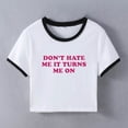 thumbnail image 5 of Women's T-Shirts Slim Fit Summer Top Graphic Crop Tee for Everyday Casual Wear, 5 of 7