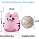 thumbnail image 2 of Mini altavoces Bluetooth de animales Inalámbrico portátil para computadora de escritorio Teléfono móvil, Gran calidad de sonido, Selfies remotos y llamada de respuesta (Pink Tiger) Ormromra YZY898-1, 2 of 8