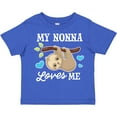 thumbnail image 3 of Inktastic My Nonna Loves Me with Sloth and Hearts Boys or Girls Toddler T-Shirt, 3 of 5