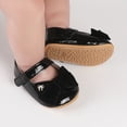 thumbnail image 6 of Yoyauz Baby Girl Mary Jane Shoes Anti Slip Rubber Sole Ballet Slippers Princess Dress Wedding Shoes Newborn Kids Shoes Toddler Shoes（0-12 Month）, 6 of 9