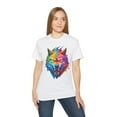 thumbnail image 3 of Animal Shirt, Tee Shirt with Wolf, Wolf Shirt, 3 of 5