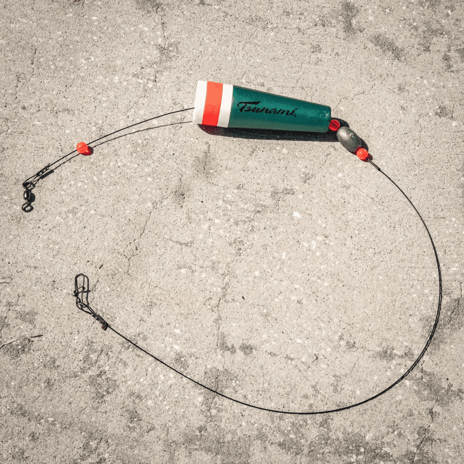 Tsunami Popping Cork Float Fishing Rig 4 in. – Wire