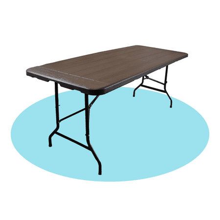 Plastic Folding Table 6ft X 2 5 Ft Great For Outdoors Indoor Brown Canada Plastic Folding Table 6ft X 2 5 Ft, 6 Ft Plastic Folding Tables