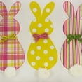 thumbnail image 3 of 16" Bunny Trio Easter Pillow, 3 of 4