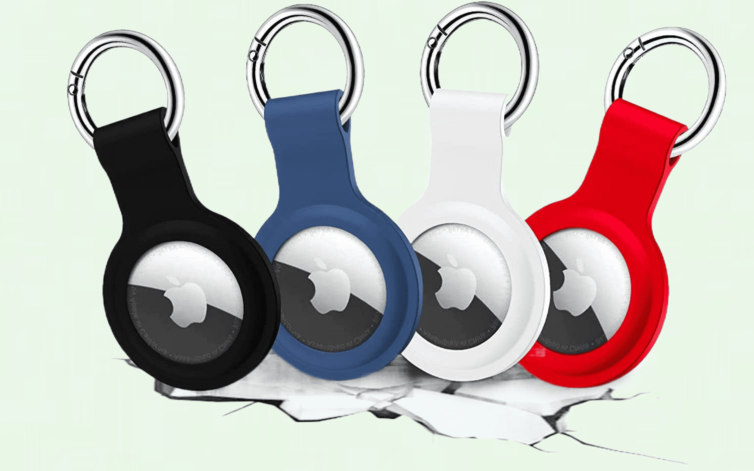 Apple Airtag FineWoven Key Ring Taupe - Walmart.com