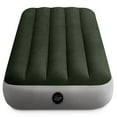 thumbnail image 3 of Intex: Dura-Beam: Prestige Downy Airbed - Twin - Green, 10" Inflatable Air Mattress, Fiber-Tech, Velvety Surface, Indoor-Outdoor, 300lb Cap, 64106E, 3 of 8