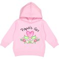 thumbnail image 2 of Inktastic Papa's Girl Heart Flowers Toddler Hoodie, 2 of 4