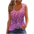 thumbnail image 2 of Qzwdhjm Womens Tank Tops Eyelet O Ring Strap Tanks Boho Scoop Neck Tunics Sleeveless Loose Fit Tees Summer Holidays Shirts, 2 of 5