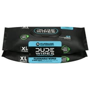 DUDE PRODUCTS Dude Wipes Extra Large Fragrance Free Flushable Wipes 2 - 48 Wipe Packs