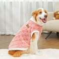 thumbnail image 4 of NovaStitch Dog Sweaters Dog Winter Cold Weather Coat Clothes Ultra Soft & Warm Puppy Dog Pajama for Small Medium Large Dogs Pink M, 4 of 5