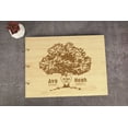 thumbnail image 4 of Darling Souvenir Personalized Engraved Laser Cut Wedding Guest Book Wooden Cover Sign-in Book Registry Guestbook Scrapbook-HZ, 4 of 7