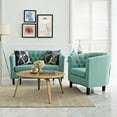 thumbnail image 7 of Modway Prospect 2 Piece Upholstered Fabric Loveseat and Armchair Set in Laguna, 7 of 7