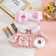 thumbnail image 5 of 30cm Stuffed Dolls Accessories LaLafanfan Cafe Duck/Rabbit with Clothes Plush Toy Cartoon Hoodie Clothing Hair Band Kids Gift, 5 of 5