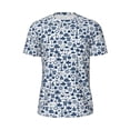 thumbnail image 5 of Wukai Seaside Primary Color Print Men's Short-Sleeved Mesh T-Shirt,Quick-Dry Short Sleeve Workout T-Shirt-4X-Large, 5 of 8