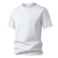 thumbnail image 2 of Men T Shirt Sale Short Sleeve Shirts for Men Solid Color Casual Tops Sport Running Tee Shirts, 2 of 4