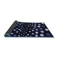 thumbnail image 2 of Ahgly Company Indoor Round Abstract Blue Contemporary Area Rugs, 6' Round, 2 of 4