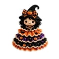 thumbnail image 2 of Crochet Animal Halloween Tree DIY Kit, Halloween Crochet Tabletop Decor Craft Set, Complete Yarn Supplies, Great Handmade Gift For Crochet Enthusiasts(Witch), 2 of 9