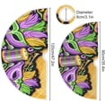 thumbnail image 3 of GZHJMY Mardi Gras Christmas Tree Skirt, Tree Skirt for Holiday Party Home Christmas Day Ornaments 36", 3 of 6