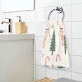 thumbnail image 3 of Yayeee 100% Cotton Hand Towels for Bathroom 16" x 28" Soft Absorbent Kitchen Towel, Beige Christmas Cups, 3 of 7