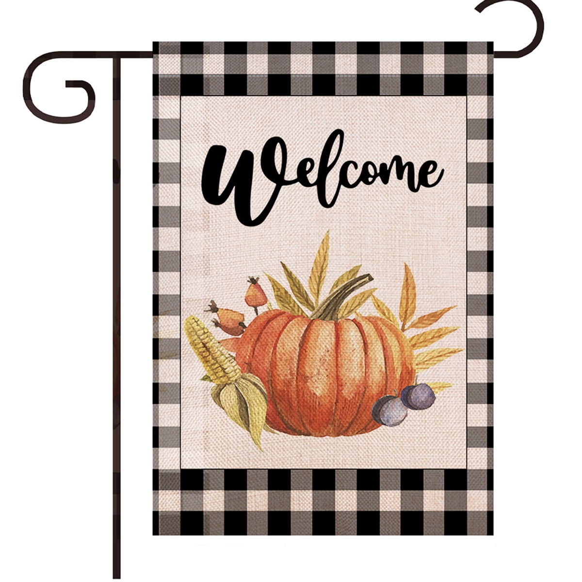 Fall Garden Flag Outdoor Fall Decor Fall Yard Flag Fall Pumpkin 12.5 x