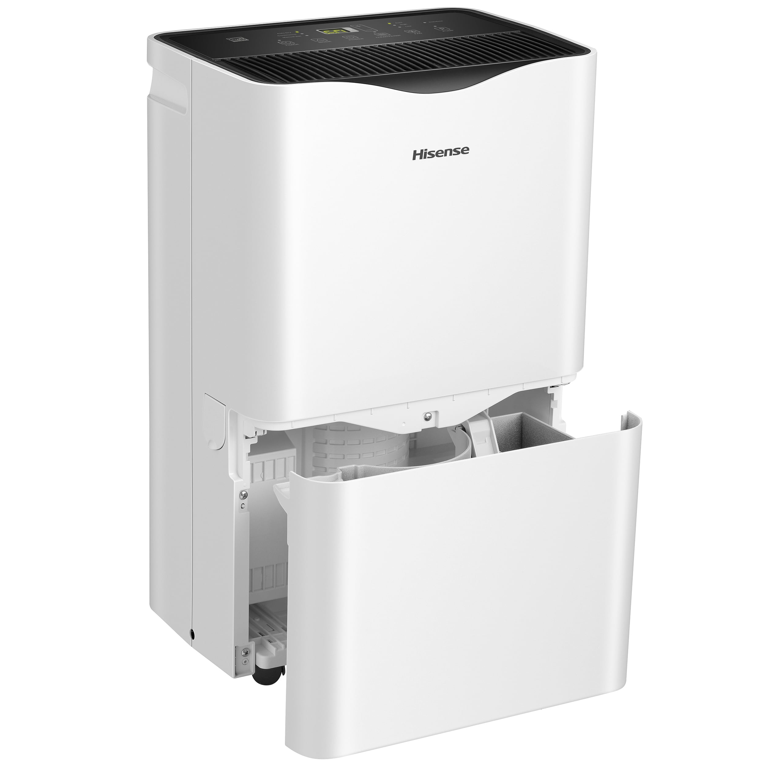 Hisense 50 Pint Dehumidifier 4,500 Sq. Ft for Multi-Scenario Use, Energy Star Certified, Easy Carry Handle, Low Noise Operation, Hassle-Free Water Removal, White (WHD5025P)