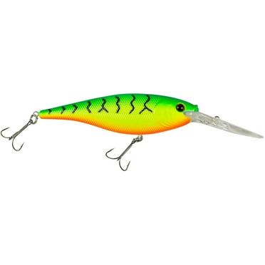 Berkley Flicker Shad Fishing Lure, Firetiger, 1/4 oz