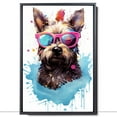 thumbnail image 2 of Scottish Terrier Dog Canvas Wall Art,Pet Canvas Painting Puppy Artwork,Colorful-Watercolor Original Artwork Print For Bedroom, Bathroom Wall Art decor, 2 of 6