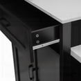 thumbnail image 4 of [Premium P2 Engineered Wood] Double Storage Design Kitchen Island & Extendable 2-6 Person Dining Table, 4 of 26