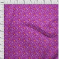 thumbnail image 4 of oneOone Popeline de Coton Sergé Tissu Rose Fuchsia Abstrait Matériel de Robe Tissu Imprimé Tissu au Mètre 56 Pouces de Large, 4 of 5
