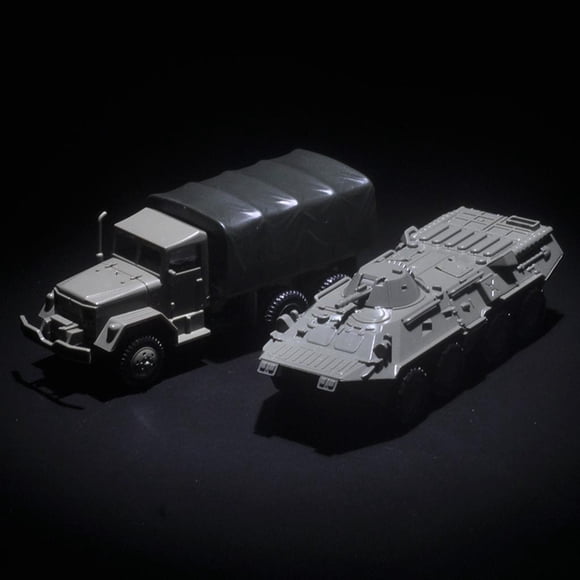 1:72 4D Blindored M35 Camión Y -80 Modelo de Modelo de Vehículos Del Modelo de Home Shelf Adorno CUTICAT Tanques en miniatura