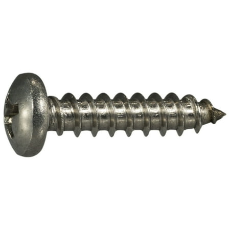

#8 x 3/4 18-8 Stainless Steel Phillips Pan Head Sheet Metal Screws SMSPSS-307
