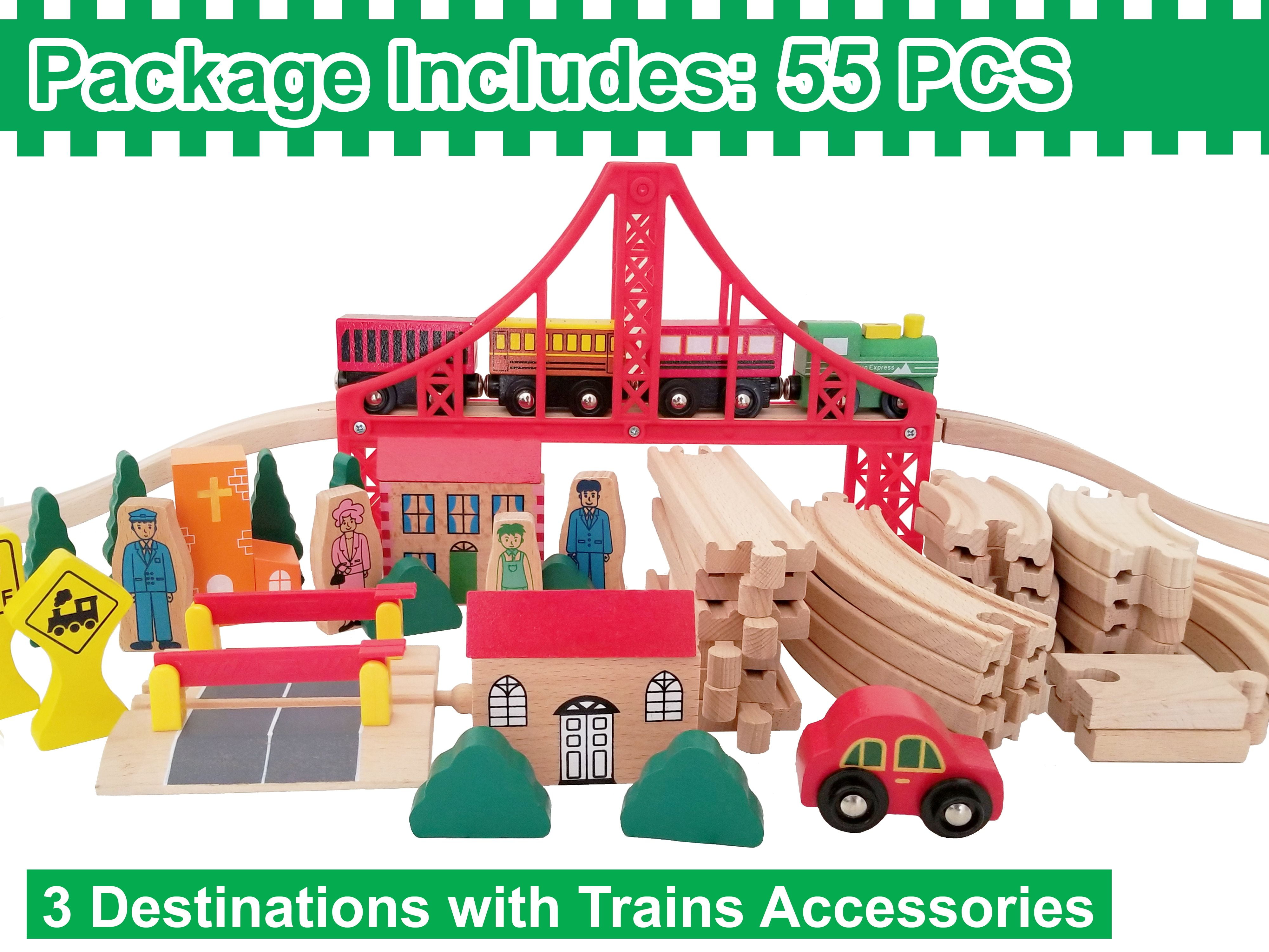 imaginarium wooden train tracks