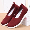 thumbnail image 3 of Dakaela Women's Mesh Flats Shoes Breathable Slip on Shoes Casual Comfortable Walking Sneakers, 3 of 5